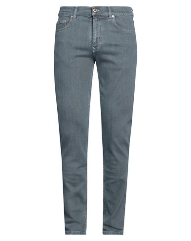 Shop Harmont & Blaine Man Denim Pants Grey Size 34 Cotton, Elastane