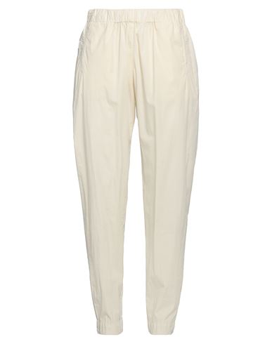 Shop Soho-t Woman Pants Ivory Size S Cotton, Polyamide, Elastane In White