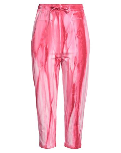 Shop Soho-t Woman Pants Fuchsia Size M Cotton, Elastane In Pink