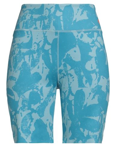 Shop Nike Woman Leggings Azure Size L Polyester, Elastane In Blue