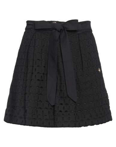 Shop Pinko Woman Shorts & Bermuda Shorts Black Size 2 Cotton