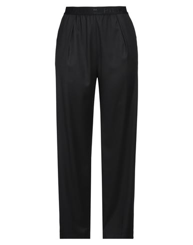 Shop Pinko Woman Pants Black Size 12 Wool, Polyester, Viscose, Elastane, Acrylic