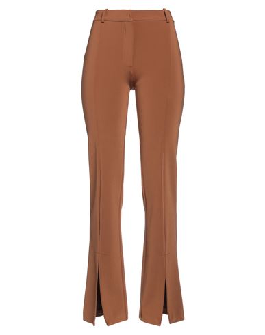 Pinko Woman Pants Camel Size 10 Viscose, Polyamide, Elastane In Brown