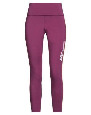 Nike Woman Leggings Mauve Size L Polyester, Elastane In Purple