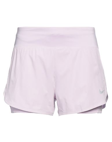 Shop Nike Woman Shorts & Bermuda Shorts Lilac Size Xl Polyester, Elastane In Purple
