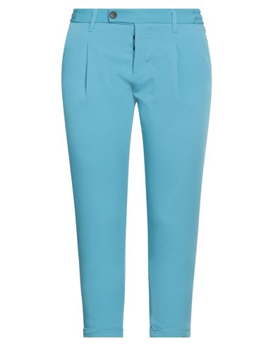 Imperial Woman Pants Pastel Blue Size 10 Polyester, Viscose, Elastane
