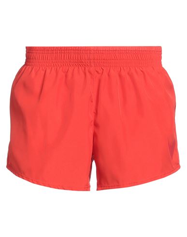 NIKE NIKE WOMAN SHORTS & BERMUDA SHORTS RED SIZE M POLYESTER
