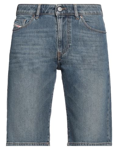 Diesel Man Denim Shorts Blue Size 34 Cotton, Polyester, Elastane In Brown