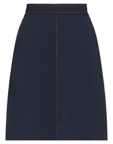 See By Chloé Woman Mini Skirt Midnight Blue Size 6 Polyester