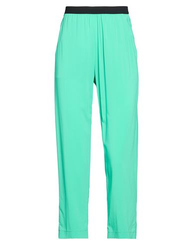 Jucca Woman Pants Emerald Green Size 2 Viscose, Elastane