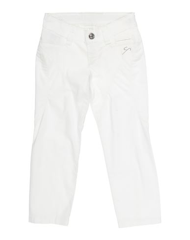 Shop 9.2 By Carlo Chionna Toddler Girl Pants White Size 5 Cotton, Elastane