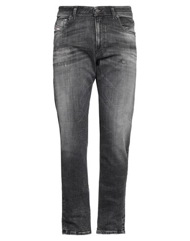 Shop Diesel Man Jeans Black Size 34w-30l Cotton, Elastomultiester