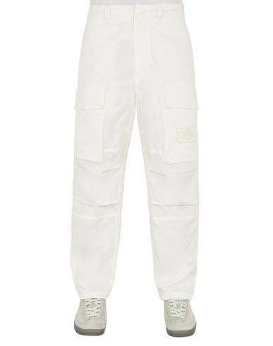 309F1 WEATHERPROOF COTTON CANVAS_ GHOST PIECE TROUSERS Stone ...