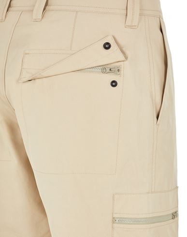 Stone Beige Linen & Cotton Suit Trousers | Peter Christian