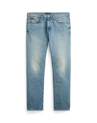 Shop Polo Ralph Lauren Sullivan Slim Stretch Jean Man Jeans Blue Size 34w-32l Cotton, Recycled Cotton, El