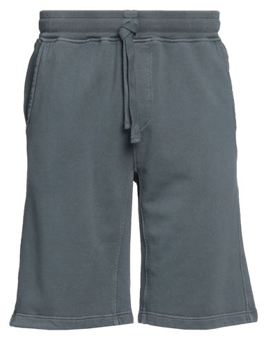 Shop Bowery Man Shorts & Bermuda Shorts Lead Size M Cotton In Grey