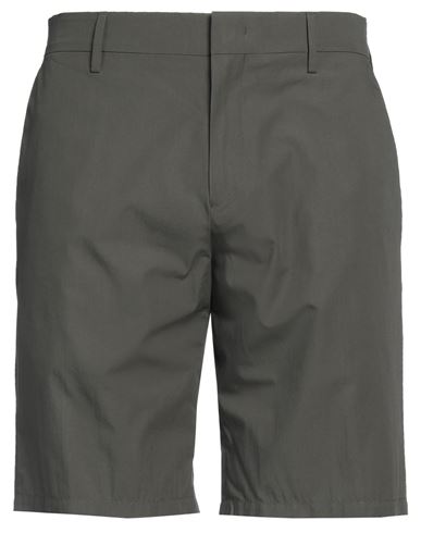 Shop Paul Smith Man Shorts & Bermuda Shorts Military Green Size 28 Linen