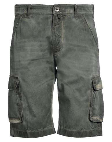 Jacob Cohёn Man Shorts & Bermuda Shorts Military Green Size 30 Cotton In Gray