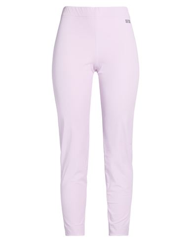 Vdp Via Delle Perle Collection Woman Pants Lilac Size 4 Cotton, Polyamide, Elastane In Purple
