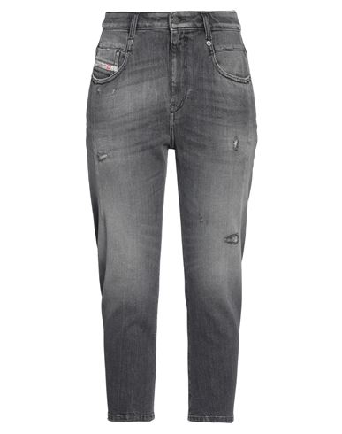 Shop Diesel Woman Jeans Grey Size 30w-30l Cotton, Elastane