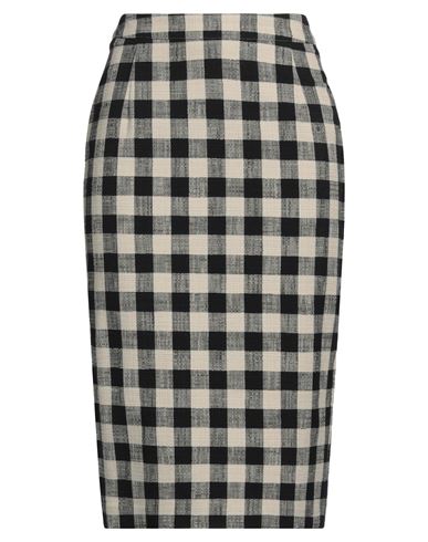 Essentiel Antwerp Woman Midi Skirt Beige Size 2 Cotton, Recycled Polyester