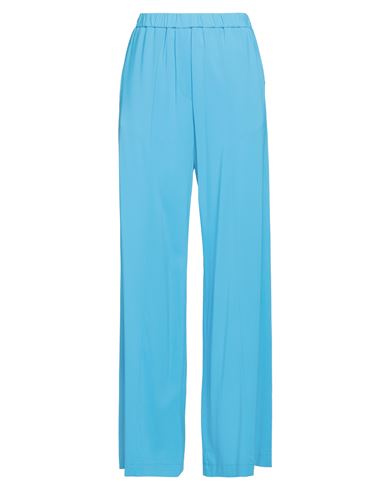 Shop Jucca Woman Pants Turquoise Size 8 Viscose, Elastane In Blue
