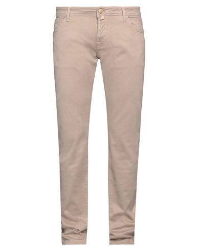 Shop Jacob Cohёn Man Pants Beige Size 31 Cotton, Modal, Elastane