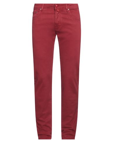 Jacob Cohёn Man Pants Red Size 32 Cotton, Modal, Elastane