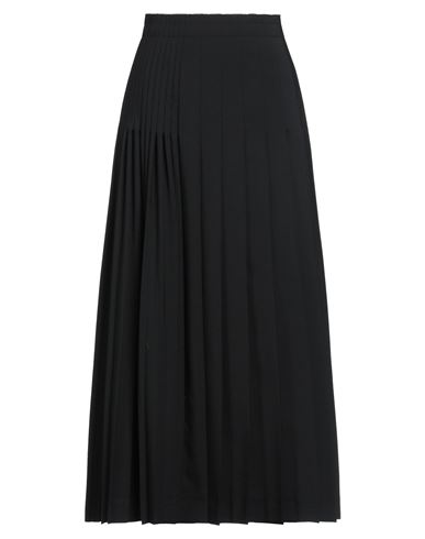 Ermanno Scervino Woman Midi Skirt Black Size 2 Virgin Wool, Elastane