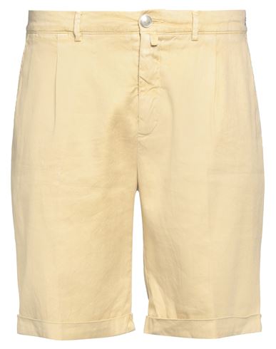 Jacob Cohёn Man Shorts & Bermuda Shorts Mustard Size 34 Linen, Cotton, Elastane In Yellow