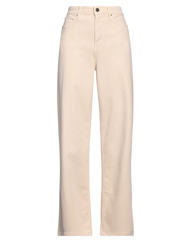Shop Calvin Klein Woman Jeans Sand Size 29w-32l Cotton, Lyocell, Elastane In Beige