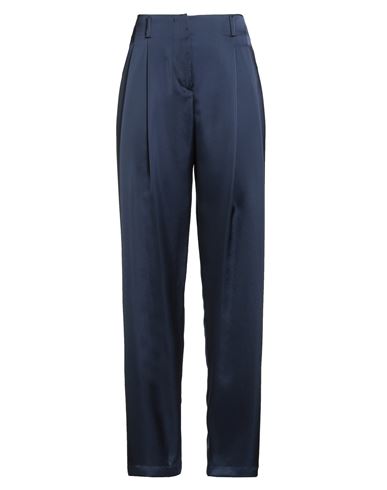 Eleventy Woman Pants Navy Size 8 Triacetate, Cupro In Multi