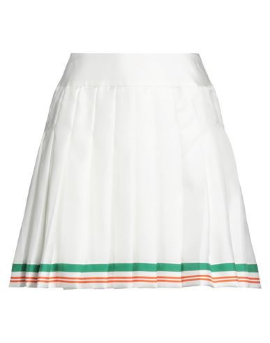 Shop Casablanca Woman Mini Skirt Ivory Size 4 Silk In White