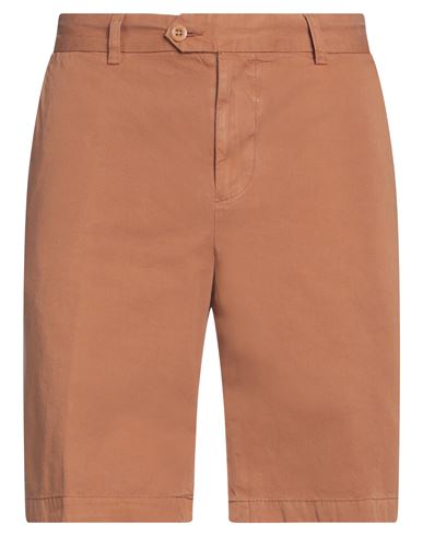 Gant Man Shorts & Bermuda Shorts Camel Size 34 Cotton In Beige