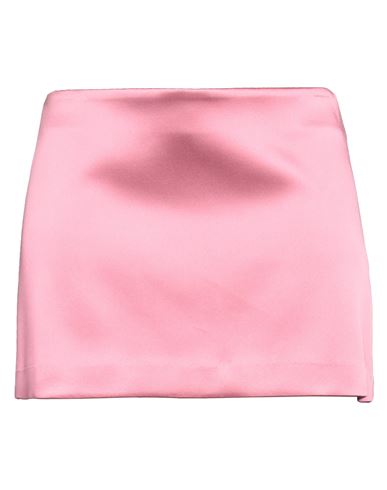 Shop P.a.r.o.s.h P. A.r. O.s. H. Woman Mini Skirt Pink Size L Acetate, Polyamide, Elastane