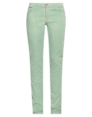 Shop Gant Woman Jeans Light Green Size 31w-34l Cotton, Elastane