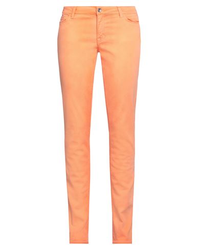 Shop Gant Woman Jeans Orange Size 31w-34l Cotton, Elastane