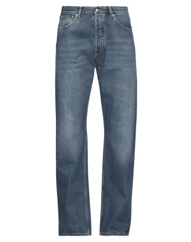 Alexander Mcqueen Man Jeans Blue Size 33 Cotton, Lambskin, Polyester