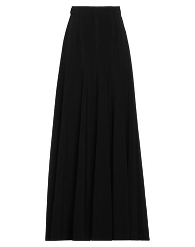 Norma Kamali Woman Maxi Skirt Black Size S Polyester, Elastane