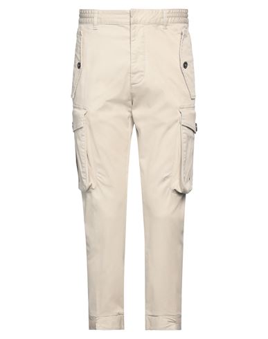 Dsquared2 Man Pants Beige Size 28 Cotton, Elastane