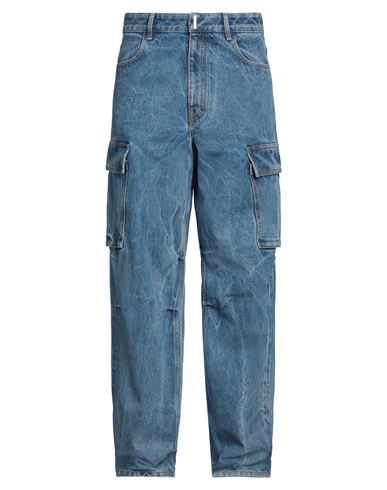 Shop Givenchy Man Jeans Blue Size 33 Cotton