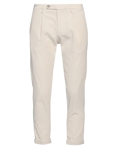 Michele Carbone Man Pants Cream Size 30 Cotton, Modal, Elastane In White