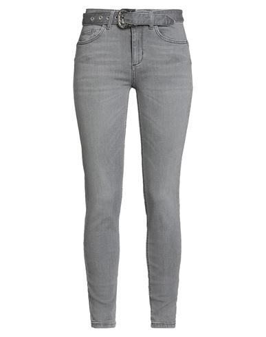 Liu •jo Better Denim Woman Jeans Grey Size 28w-30l Cotton, Elastane In Gray