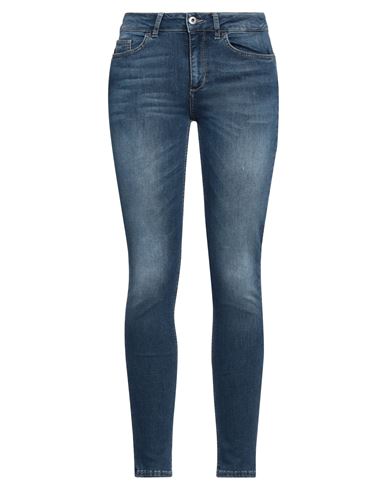 Shop Liu •jo Woman Jeans Blue Size 30 Cotton, Elastane