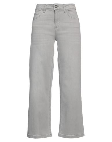 Liu •jo Woman Jeans Grey Size 31 Cotton, Elastomultiester, Elastane