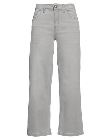 Liu •jo Woman Jeans Grey Size 27 Cotton, Elastomultiester, Elastane