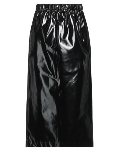 Shop Maison Margiela Woman Midi Skirt Black Size 6 Cotton, Elastane
