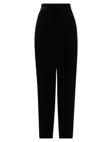 Emporio Armani Woman Pants Black Size 8 Viscose, Cupro