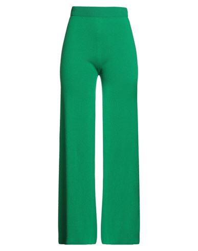 Malo Woman Pants Green Size 6 Cashmere In Green