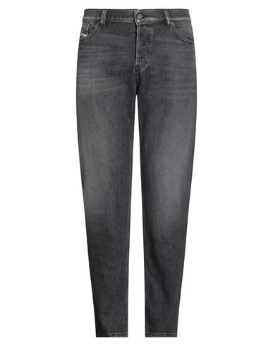 Diesel Man Jeans Black Size 33w-30l Cotton, Polyester, Elastane In Black